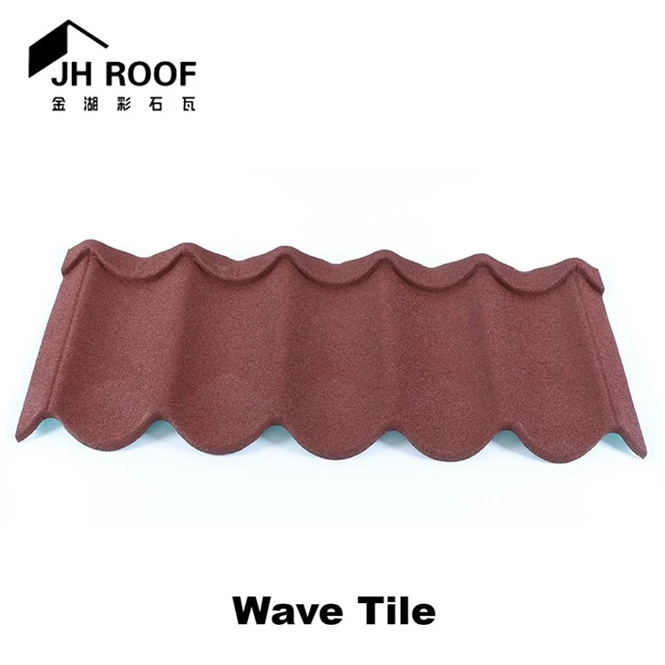 Decoration Color Coated Stone Metal Roof Tiles