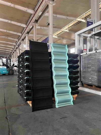 Anti Rust Stone Coated Metal Roof Tiles Residential Roof Tiles